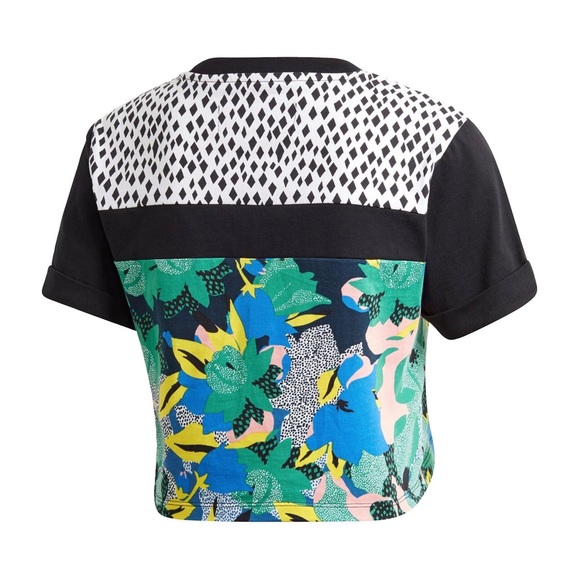 ADIDAS Women's HER Studio London Cropped Tee - Picture 5 of 8